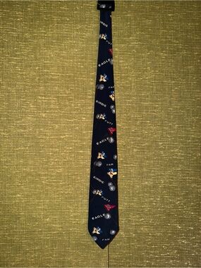 VTG American Sports Men's Golf Novelty Necktie Navy